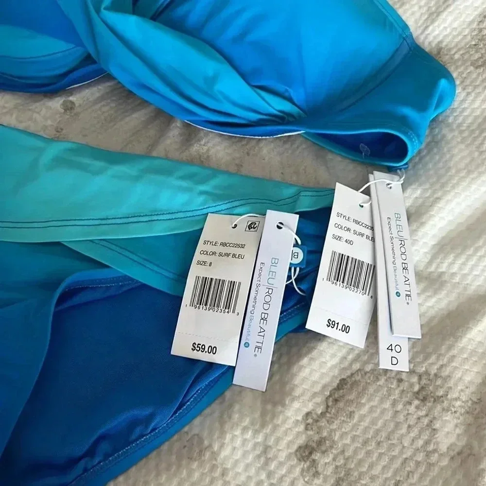 Bleu Rod Beattie Coast To Coast Underwire Molded Bikini Top and Bottom